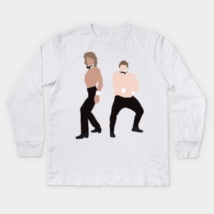 Chris and Patrick Chippendale Kids Long Sleeve T-Shirt